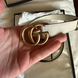 Gucci | Accessories | Gucci Gg Marmont Thin Womens Belt  display picture 3